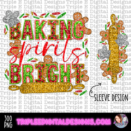 Baking Spirits Bright PNG Design