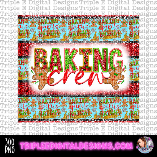 Baking Crew Tumbler PNG Design