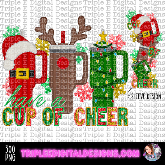 Cup Of Cheer PNG Design