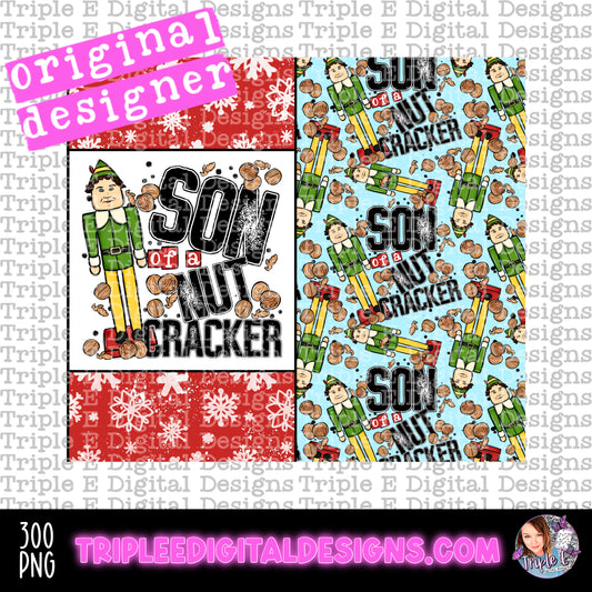 Son Of A Nutcracker Tumbler PNG Design