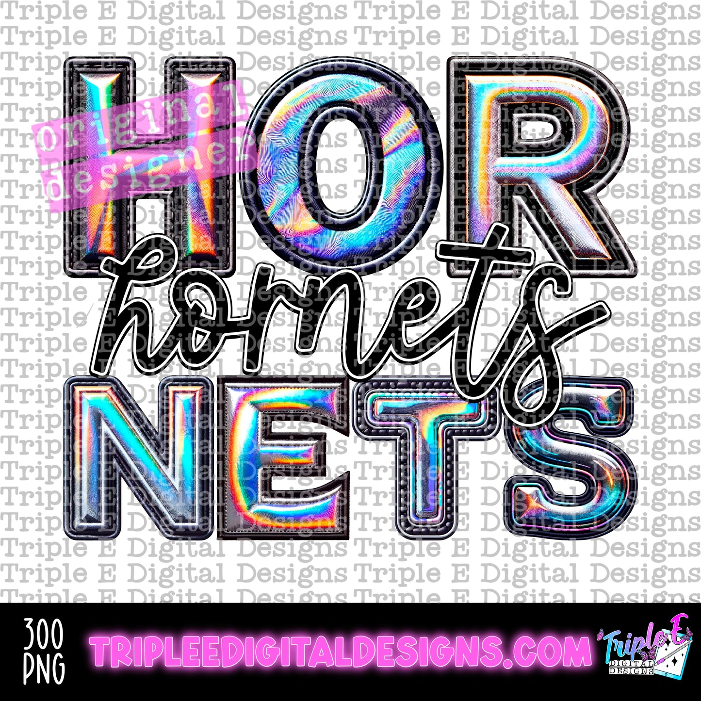 Hornets Holo PNG Design