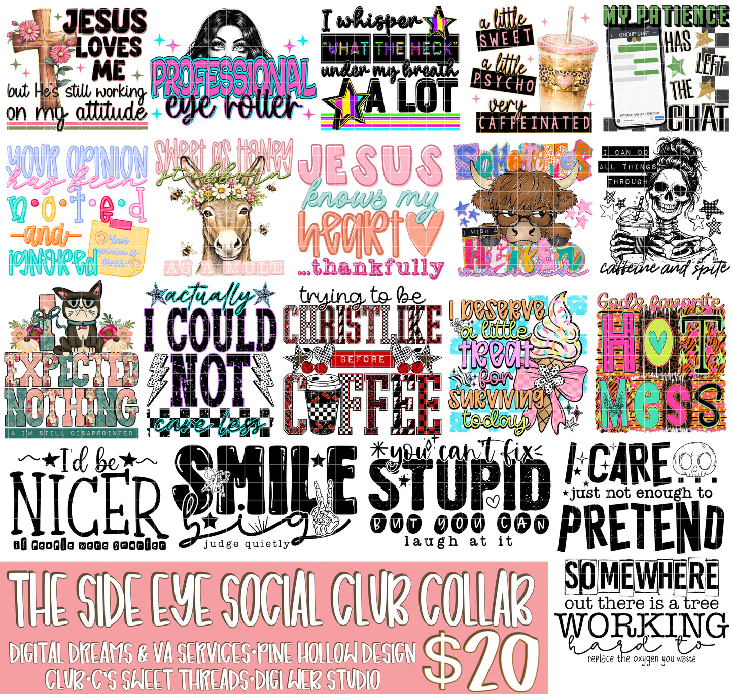 The Side Eye Social Club Collab