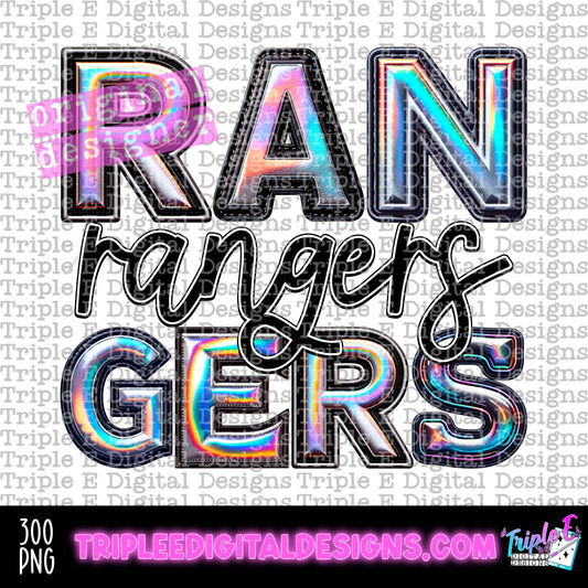 Rangers Holo PNG Design