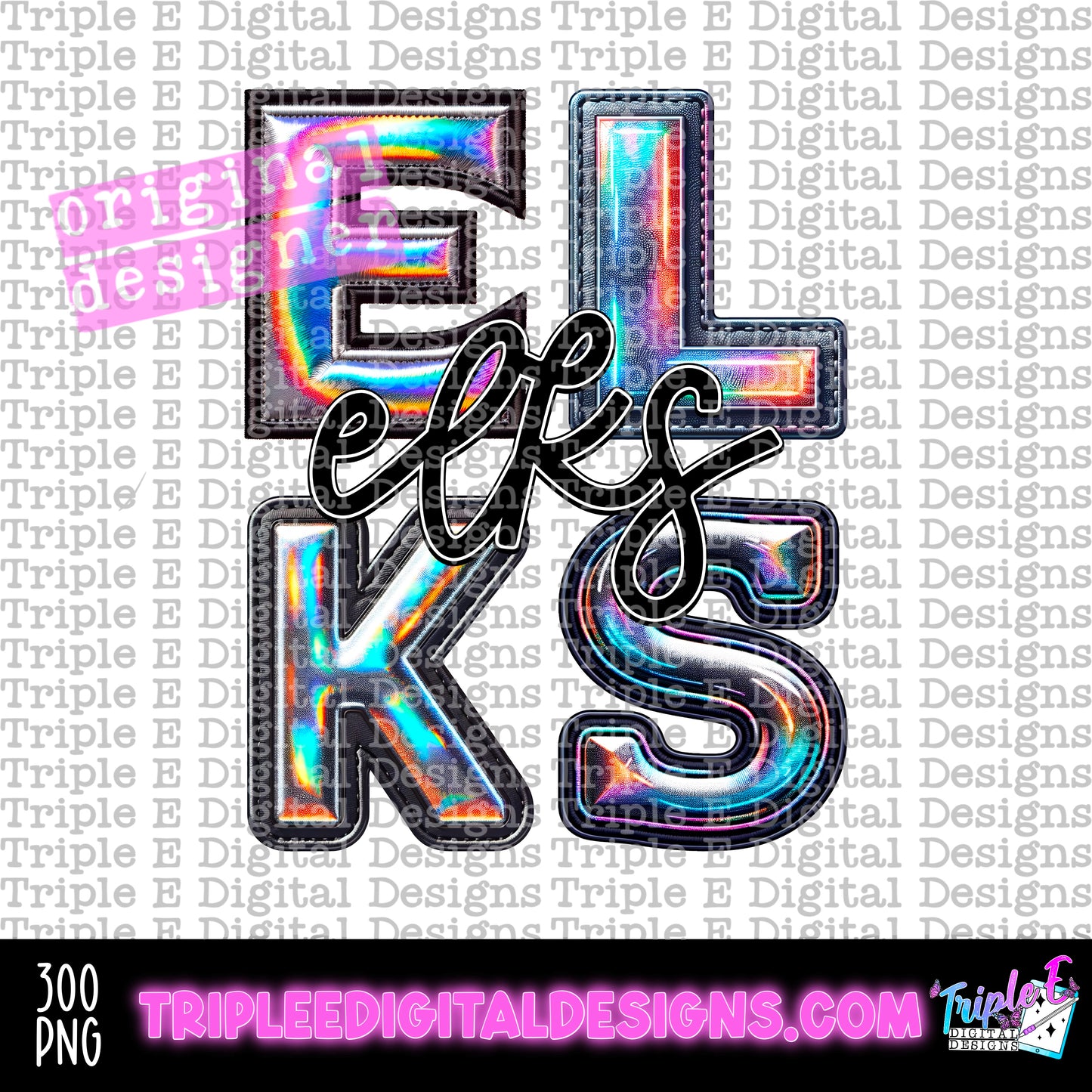 Elks Holo PNG Design