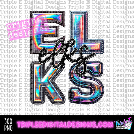 Elks Holo PNG Design