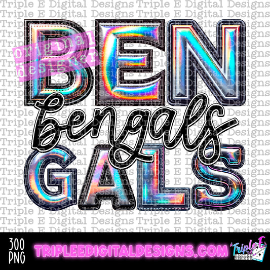 Bengals Holo PNG Design