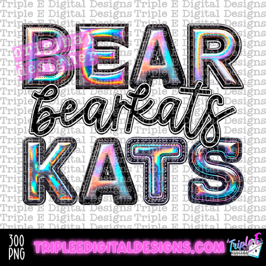 Bearkats Holo PNG Design