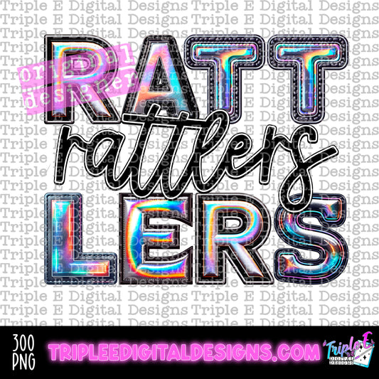 Rattlers Holo PNG Design