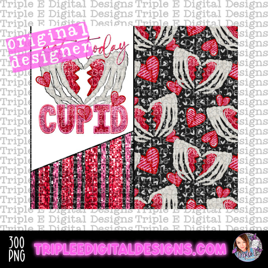 Not Today Cupid Tumbler PNG Design