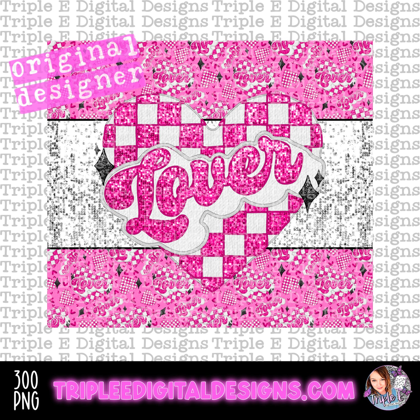 Lover Tumbler PNG Design