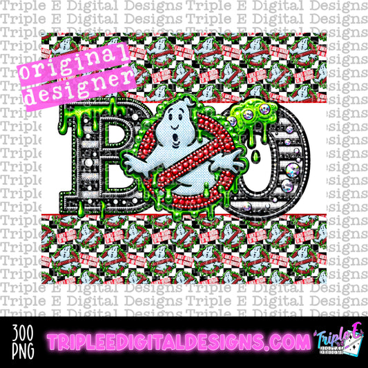 GB Boo Tumbler PNG Design