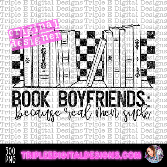 Book Boyfriends PNG Design