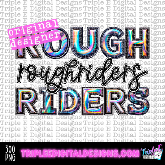 Roughriders Holo PNG Design