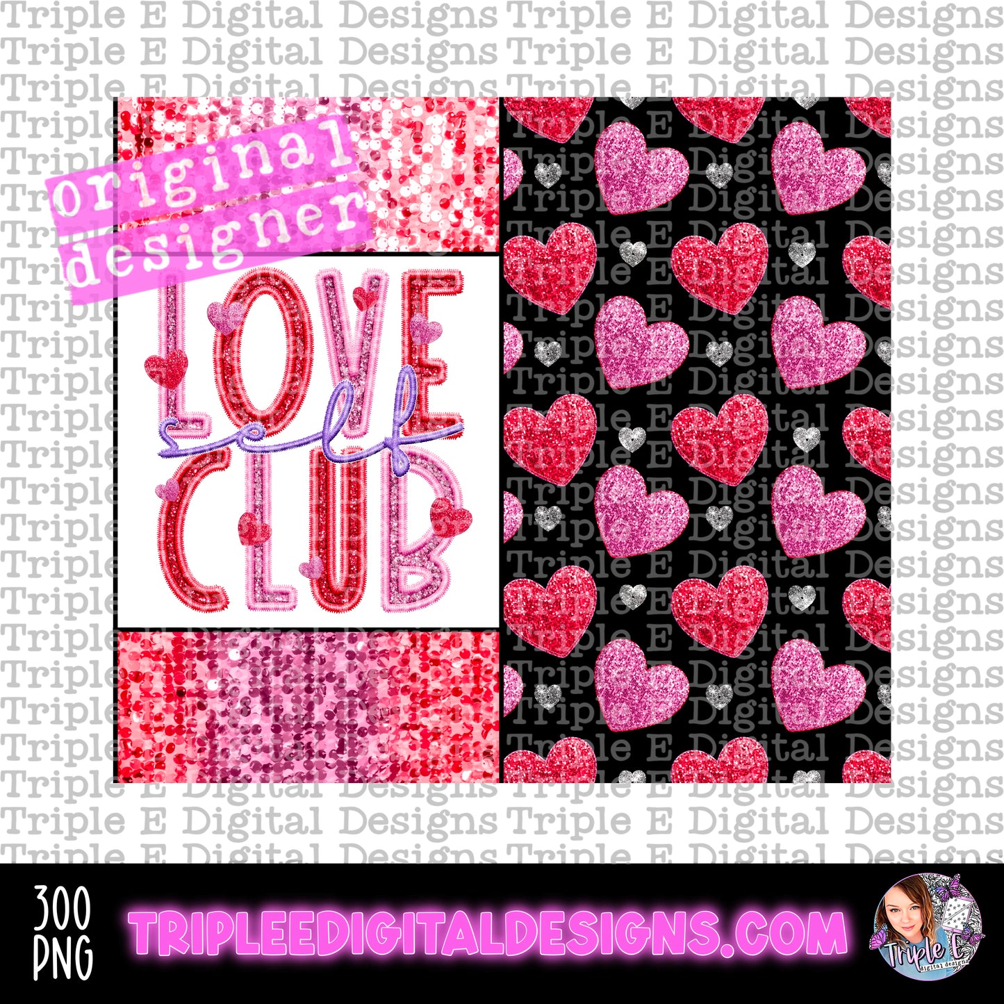 Self Love Club Tumbler PNG Design