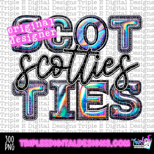 Scotties Holo PNG Design