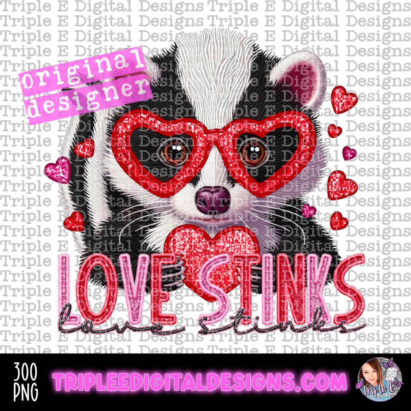 Love Stinks PNG Design