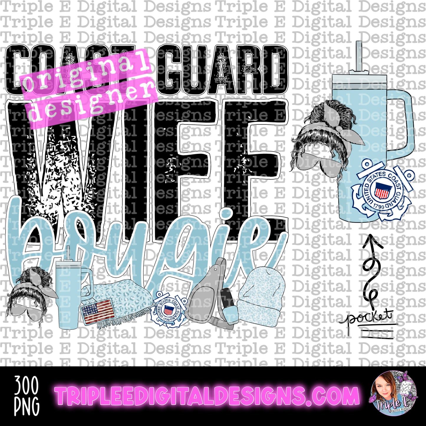 Coast Guard Wife Bougie