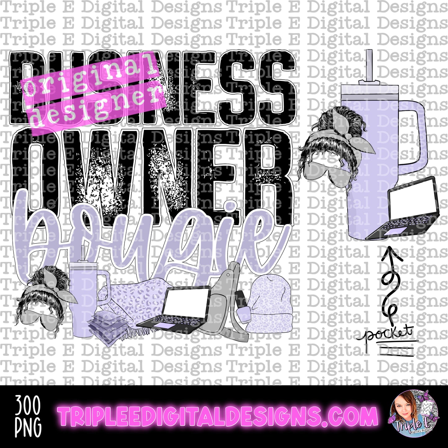 Business Owner Bougie PNG Design