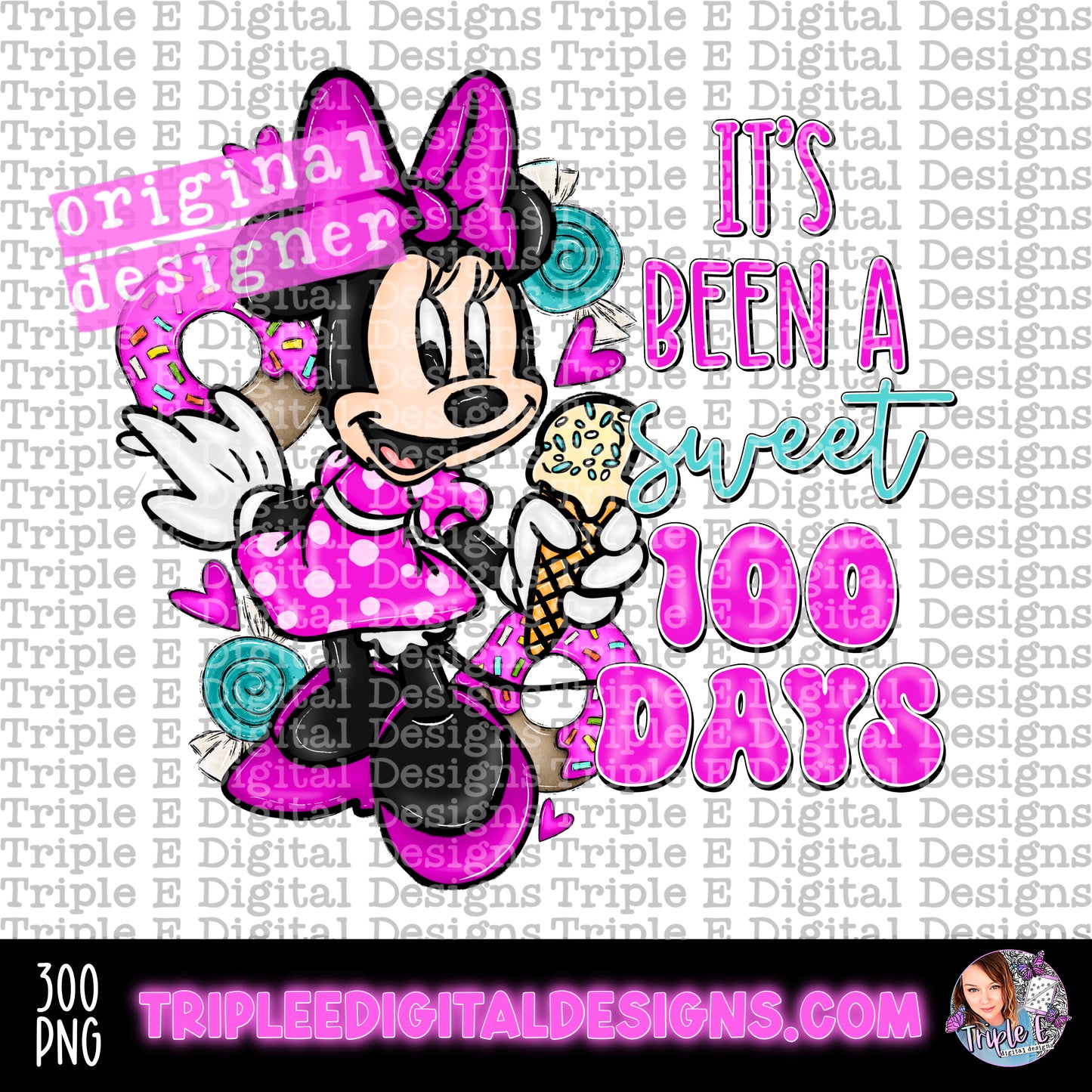 It's Been A Sweet 100 Days PNG Design