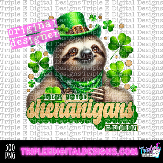 Let The Shenanigans Begin PNG Design