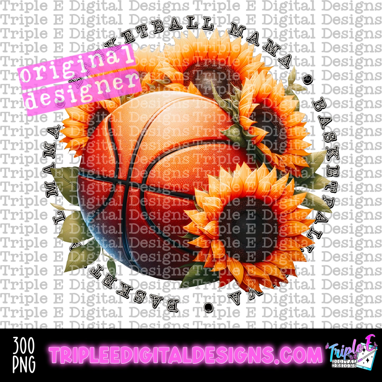 Basketball Mama PNG Design