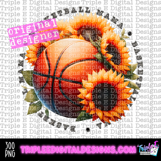 Basketball Mama PNG Design