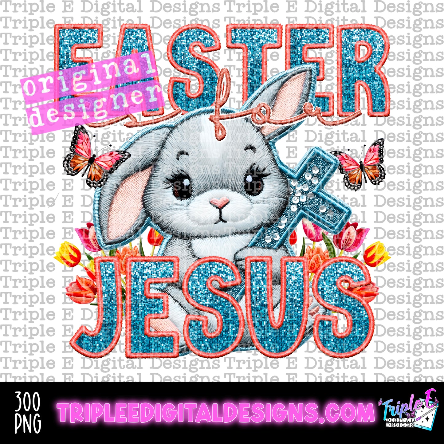 Easter Is For Jesus PNG Design