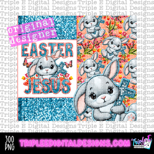 Easter Is For Jesus Tumbler PNG Design