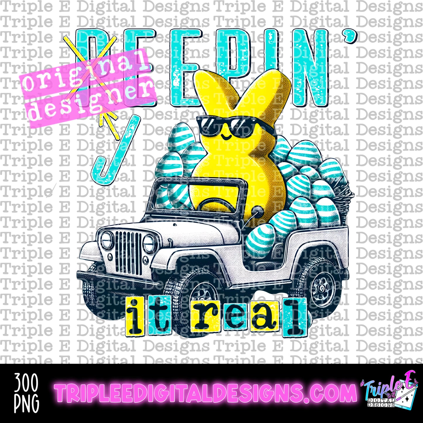 Peepin It Real PNG Design