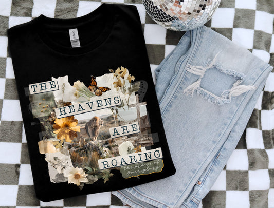 The Heavens Are Roaring PNG Design