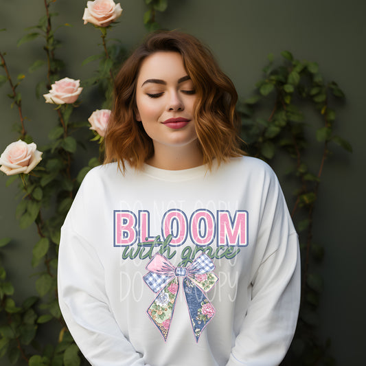 Bloom With Grace PNG Design