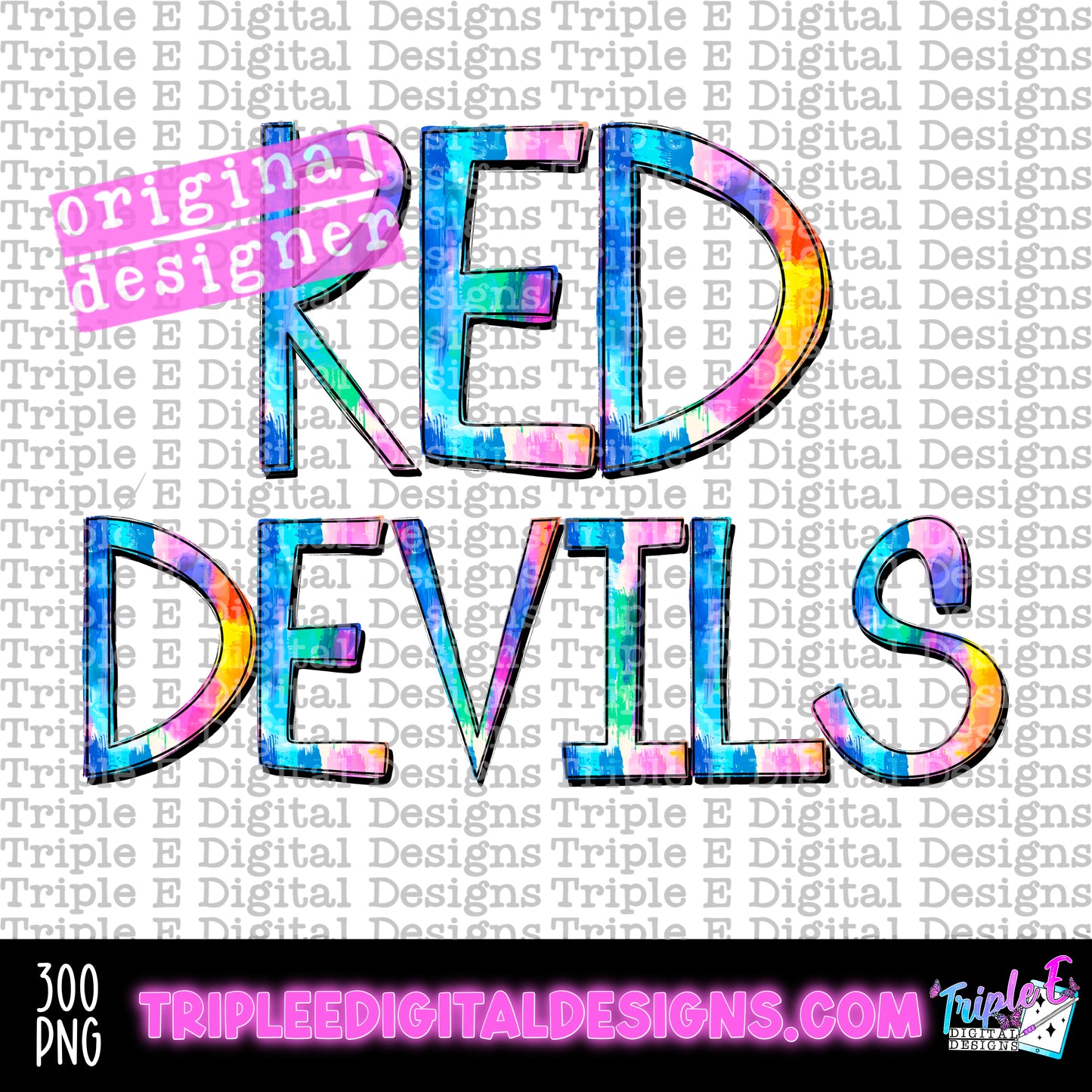 Red Devils WC PNG Design