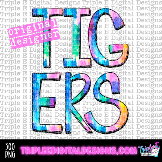 Tigers WC PNG Design