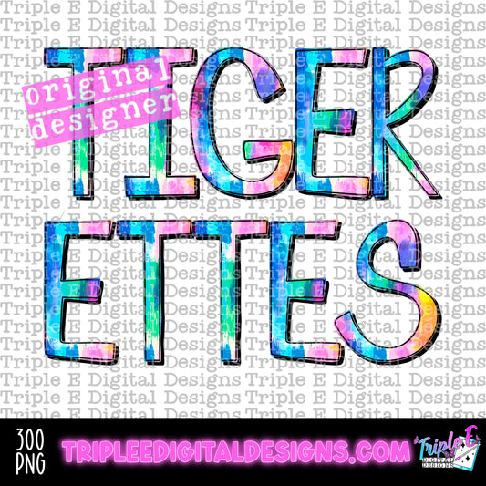 Tigerettes WC PNG Design