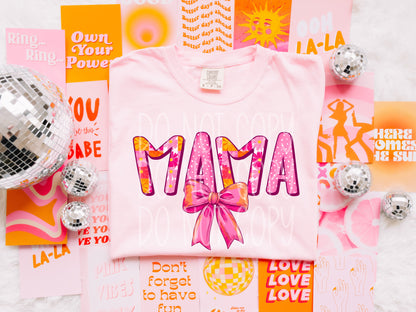 Mama Bow PNG Design