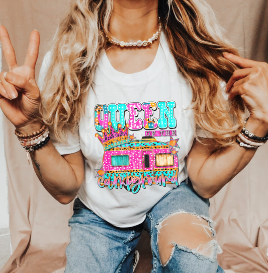 Queen Of The Campground PNG Design