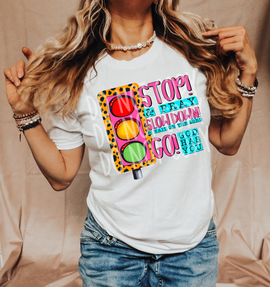 Stop & Pray PNG Design