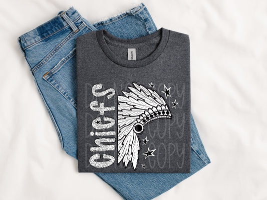 Chiefs BW Dottie's PNG Design