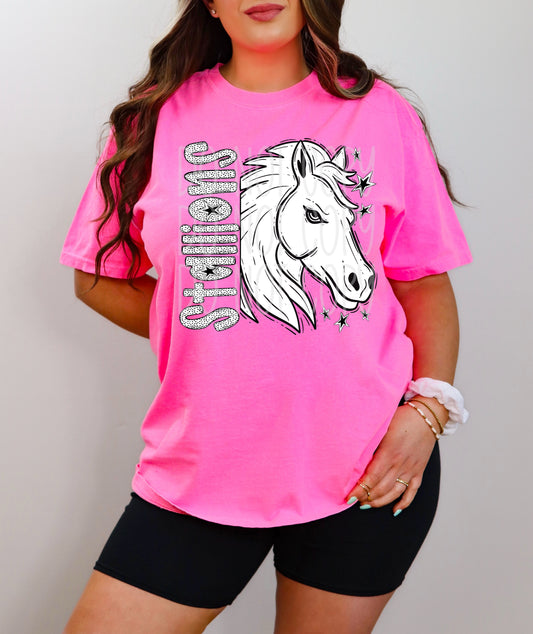 Stallions BW Dottie's PNG Design
