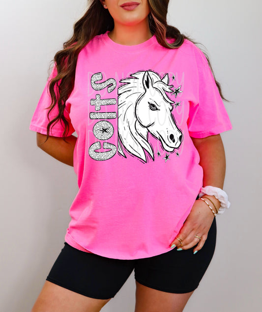 Colts BW Dottie's PNG Design