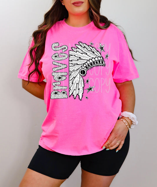Braves BW Dottie's PNG Design