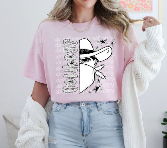 Cowboys BW Dottie's PNG Design
