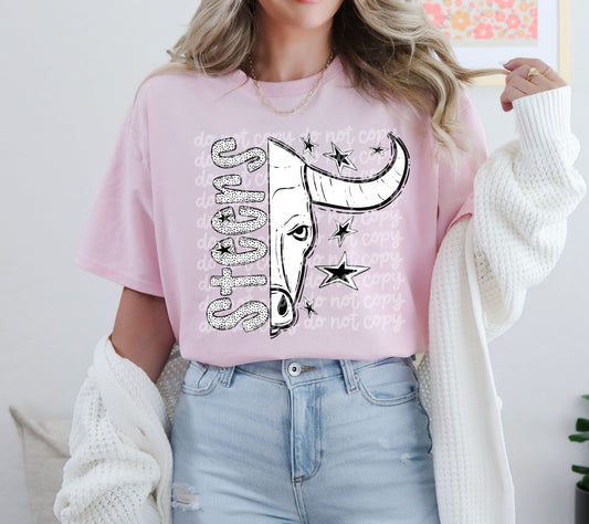 Steers BW Dottie's PNG Design