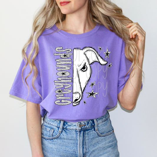 Greyhounds BW Dottie's PNG Design