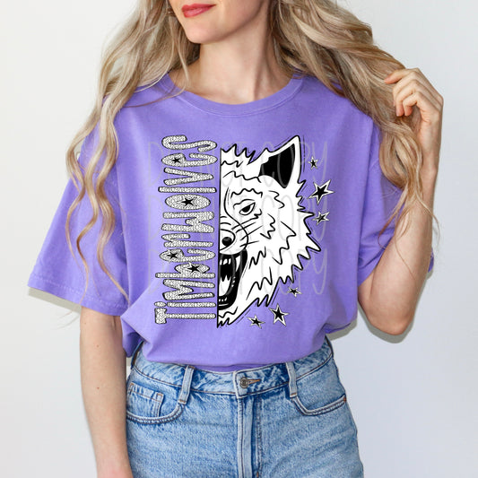 Timberwolves BW Dottie's PNG Design