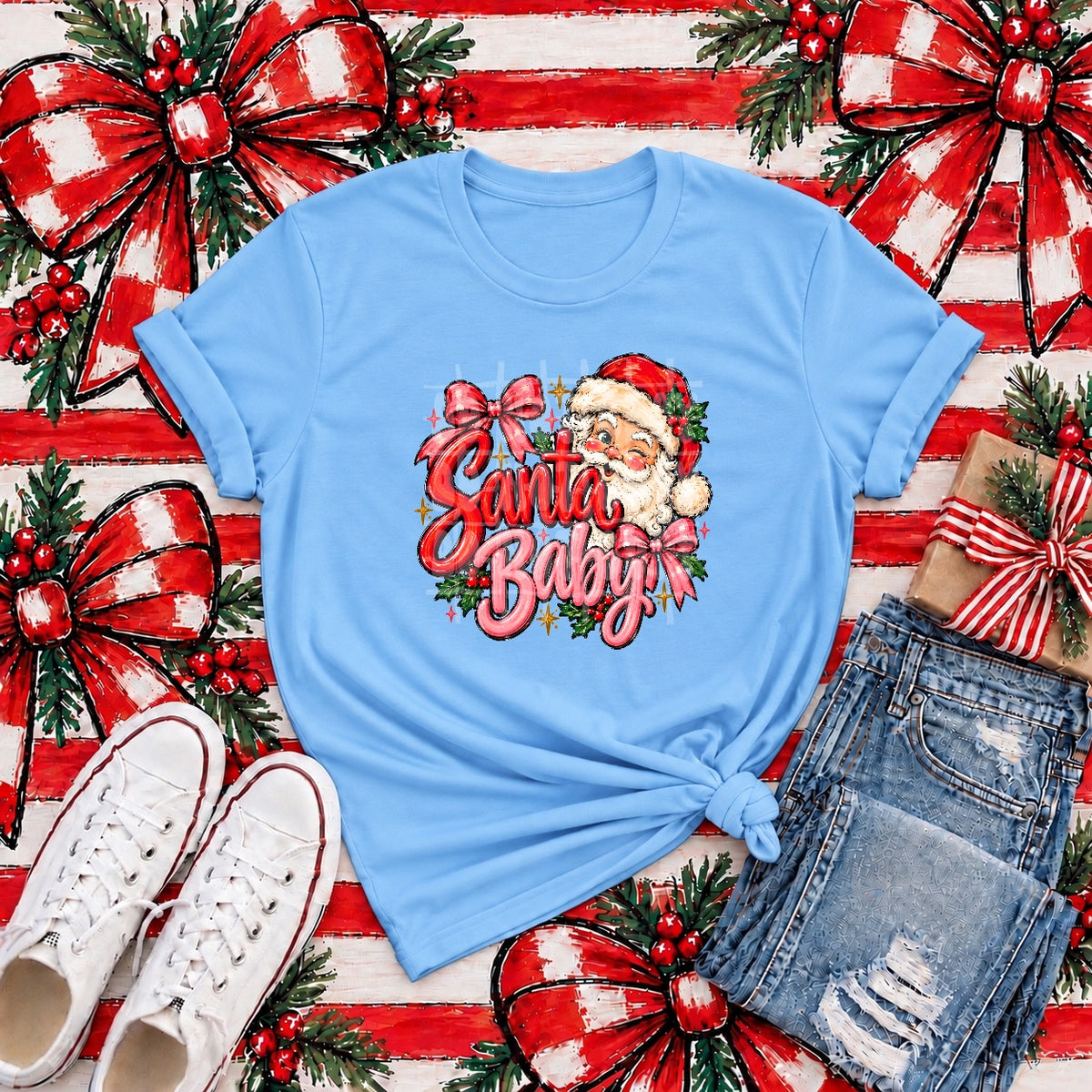 Santa Baby apparel mockup