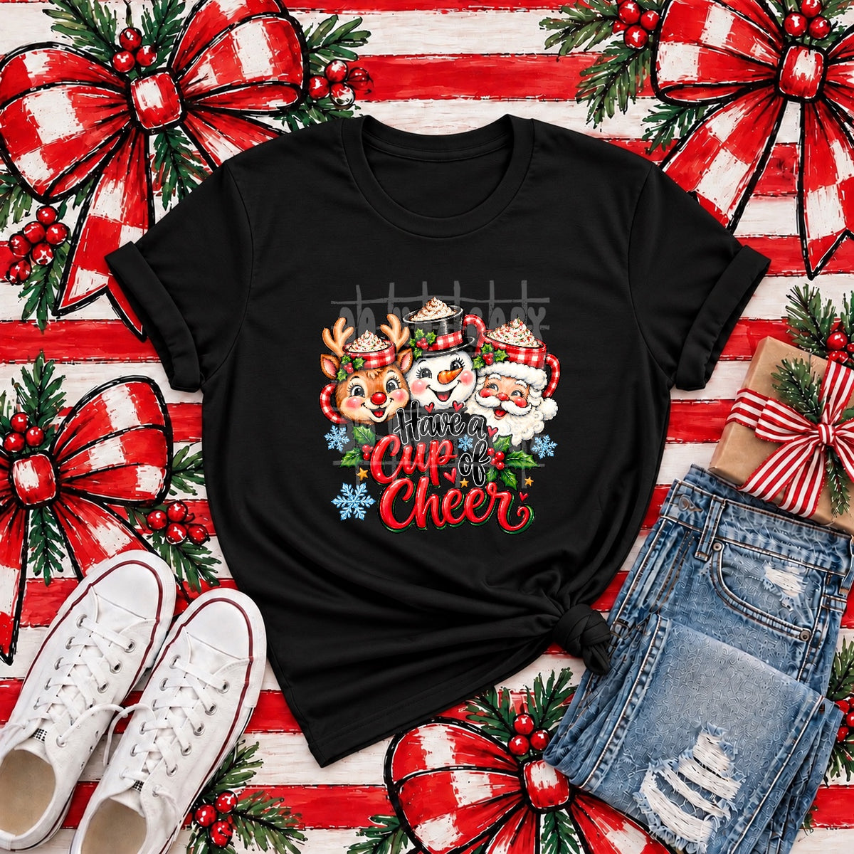 Have a Cup of Cheer apparel mockup
