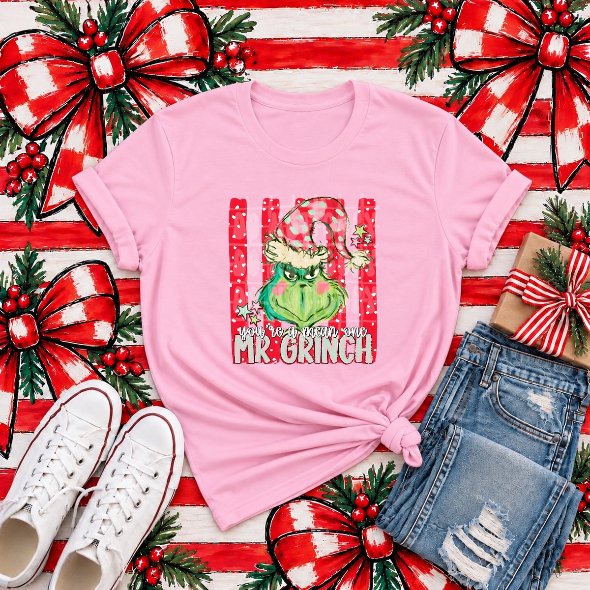 You're a Mean One Mr. Grinch apparel mockup