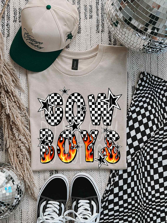 Cowboys Flames PNG Design