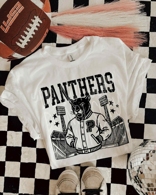 Panthers Letterman PNG Design